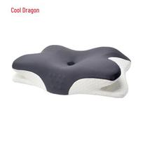 Coolongda Memory Foam Cervical Pillow 60x38x14/12cm gray
