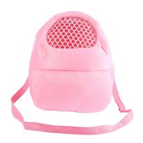 Pet Carrier Hamster Rat Hedgehog   Ferret Sping Outgoing Travel Packet Bag (Pink) white