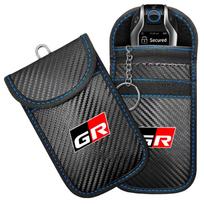 Skirta Toyota GR 86 Supra Yaris RAV4 Prius Corolla C-HR WETF6 Auris Automobilio Raktų Dėklas Maišelis Signalo Blokuotojas RFID Shielding Kišenė Automobilio Aksesuarai gray
