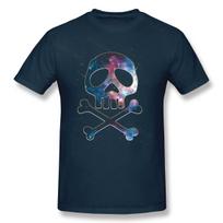Space Pirate Captain Harlock Arcadia Kei Yuki Tadashi Anime TShirts for Men Skull Funny Crewneck Cotton T Shirt 4XL gray
