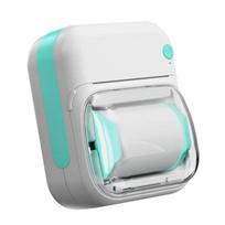 Mini Rechargeable Thermals Printer No Inks Neededs with High Resolution Printing for Photos Labels and Study Note Includes Paper Roll