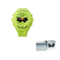 CASIO GA V01 200m atsparus vandeniui Kvarcinis mechanizmas Dervos apyrankė Laikrodis Unisex Juodas ciferblatas GA-V01A-8APFK Regular Watch Box yellow