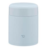 ZOJIRUSHI MahobinThermal Soup Jar Lunch Jar Seamless 400ml Ice Gray Lid and gasket integrated,only 3 items to wash SW-KA40-HL white