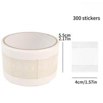 Easy To Tear Nail Art Seal Cleaning Tape Milk Coffee Cup Cover Sticker Takeaway Adhesive Sealing Sticker Tape Strip Paper Roll 900PCS(3Rolls)
