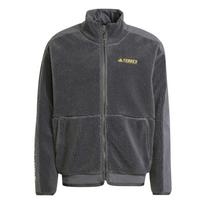 Adidas x TERREX X National Geographic ©NATIONAL GEOGRAPHIC JACKET Velvet feel Coat Unisex Dark Gray JJ4356 M gray