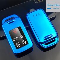Volvo raktelio korpusas ir nuotolinio valdymo pultelio dangtelis V40, S80, XC60, S60L, V60 PE bag packaging, does not include key ring blue