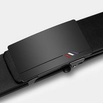 Men's Leather Belt Toothless Automatic Buckle Belts for Men Fashion Male Belts Luxury Designer Black Waist Belt Man Black 3.3cm 120cm gray