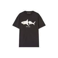 PALM ANGELS White Shark Classic Tee Men's PMAA001S23JER0051001 XL black