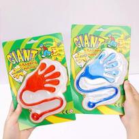 Playful  Sticky Hands Plaything Palm Elastic Sticky Squishy Slap Palm Plaything For Kids Novelty Present Party OneSize yellow