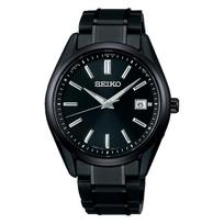 Laikrodis Seiko Selection S Series Titanium Solar Radio SBTM343 Black [Seiko Watch] Vyriškas