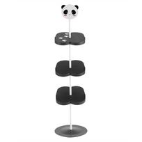 New Kid Children Cartoon Animal Pattern Shoe Rack Holder Stand Storage Organizer (Rabbit) gray