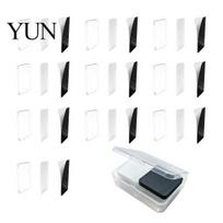 Transparent Acrylic Fridge Magnets 5/6/8/10/15/20/24 Sets DIY Magnet Kit, Square Refrigerator Photo Holder with Adhesive Backing, Clear Picture Making 10pcs