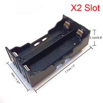 DIY 18650 Battery Holder Box 3.7V-4.2V Rechargeable Battery Power Bank Cases Hard Pin For 1 2 3 4 Slot 18650 Batteries Container gray