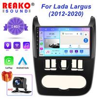 „Android 2 Din“ radijo automobilinis daugialypės terpės automatinis radijas, skirtas „Renault Logan 1 Sandero Dacia Duster“, 2009–2015 m. „Carplay“ daugialypės terpės GPS navigacija 4+64+AHD juoda