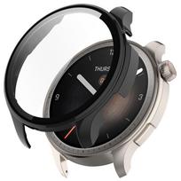Grūdinto stiklo dėklas Huami Amazfit Balance A2286 išmaniajam laikrodžiui, dirželis, ekrano apsauga, dangtelio priedai For Amazfit Balance juoda