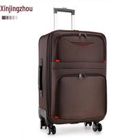 Xin Jing Zhou Oxford Softside Spinner Luggage black