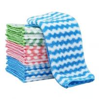 10pcs/20pcsThickened Coral Velvet Rag, Kitchen Dishwashing Cloth, Strong Decontamination, Water-Absorbent, Non-Oil-Absorbing Rag 10pcs blue