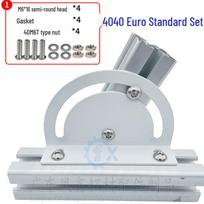 Reguliuojama aliuminio kampinė plokštė 3030/4040 profiliams Standard
