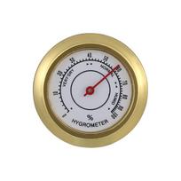 43mm Mini Mechanical Hygrometer Thermometer Stainless Steel Temperature Humidity Gauges For Indoor Outdoor gray