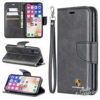 Skirta Porsche Piniginė Kortelės Lizdas Telefono Dėklas iPhone 16 15 13 14 11 12 Pro Max Mini 8 XR XS 16 Plus 15Pro Atverčiamas Stovas Dangtelis lipdukas sedn90 For iPhone 16plus