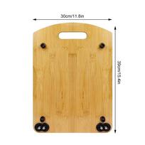 Kitchen Counter Glider Board Protective Sliding Mat Cooking Machine Base Wooden Mobile Tray forThermomix TM5 TM6  Processor Pad beige