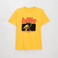 Live in 3D Hair Whip Mustard Billie Eilish Graphic Tee Cotton Mens Womens T shirt Vintage Streetwear L black