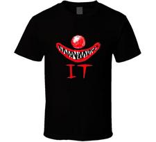 Stephen King Pennywise IT Horror Movie T Shirt Unisex T-Shirt S red
