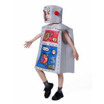 Halloween Adult Child Robot Sponge Costume Alien Lego, Funny Party Costumes Fun Play Adult gray