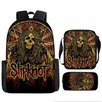 Slipknot 3 dalių Kuprinė Per petį nešiojama tašė Pieštukinė Rinkinys Oksfordo audinys Mokyklos reikmenims Style K