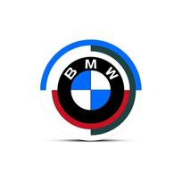 BMW E46 E39 E90 E60 E36 F30 F10 E34 E30 F20 E92 M3 M4 M5 X5 X6 11/14mm Automobilio Stiliaus Nuotolinio Raktelio Emblemos Lipdukas (as the picture,2Pcs) black