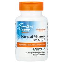 Doctor's Best Vitamin K2 MK-7 with MenaQ7 45mcg, 60 Veggie Capsules 60 pcs - 1 ea