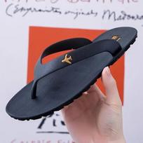 Flip Male Slipper Flops Sabot Ins Flat Beach Soft Slides Shiatsu Clappers 2026 Designer Luxury Pvc Elegant Casual Y2k Men's Shoe 43 red