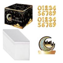 Eid DIY Money Box Surprisely Box Dollar Bill Pouch Cash Pull Gift with Detailed Instructions for Easy Assembly beige