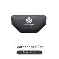W128W127For Volkswagen VW Car Trapeze Leather Knee Pad Leg Pain Relief Anti Fatigue Cushion Golf 4 5 6 7 Polo Jetta Sagitar Magotan