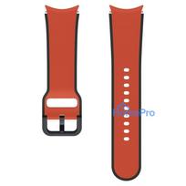 ET-STR90SRE Samsung Galaxy Watch 4 / 4 Classic / 5 / 5 Pro Dvoubarevný Sportovní Remínek 20mm S / M Red