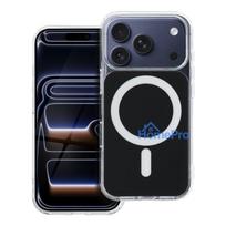 Case for iPhone 15 PRO MAX Clear Fusion Mag Cover compatible with MagSafe black
