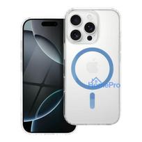 Case for iPhone 15 PRO Drop Glue Colorful Ring Mag Cover compatible with MagSafe light blue