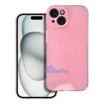 Case for iPhone 15 Clear Case 2 mm Blink pink