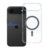 Case for iPhone 17 AIR Drop Glue Colorful Ring Mag Cover compatible with MagSafe gray