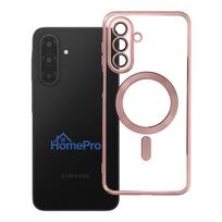 Case for Samsung A17 / A18 Electro Mag Cover compatible with MagSafe gold-rose