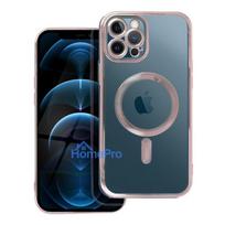 Case for iPhone 12 PRO MAX Electro Mag Cover compatible with MagSafe gold-rose