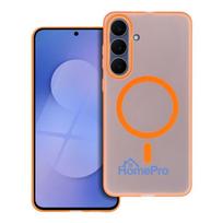 Case for Samsung A17 / A18 Go Orange compatible with MagSafe orange