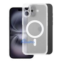 Case for iPhone 15 PLUS Frost Mag Cover compatible with MagSafe (camera protection) transparent frozen