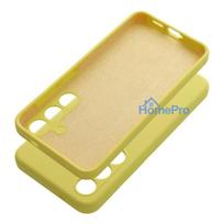 Case for Samsung S25 PLUS Silicone 2mm (camera protection) yellow
