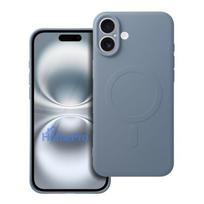 Case for Samsung A56 Silicone Mag Cover compatible with MagSafe (camera protection) light blue