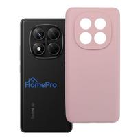 Case for Xiaomi Redmi Note 14 PRO 5G Silicone 2mm (camera protection) powder pink