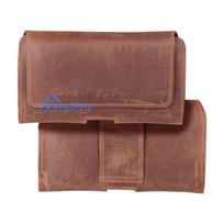 Horizontal Leather Belt Phone Pouch for iPhone 13 Pro Max / 14 Pro Max, Samsung Galaxy S21 Plus / S20 FE / A50 / A51 5G,