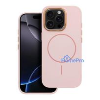 Case for iPhone 12 Frame Mag Cover compatible with MagSafe powder pink