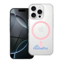 Case for iPhone 12 MINI Drop Glue Colorful Ring Mag Cover compatible with MagSafe pink