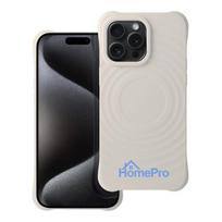 Case for iPhone 15 PRO Silicone Zephyr Mag Cover zgodny z MagSafe white